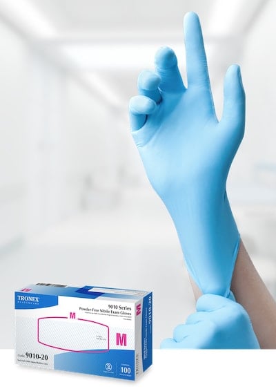 9010 Series Nitrile Chemo-Rated, Powder-Free, Fully-Textured